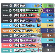 Dog Man 1-10: The Supa Buddies Mega Collection by Dav Pilkey 10 Books Set - Ages 6-12 - Hardback Graphic Novels Scholastic