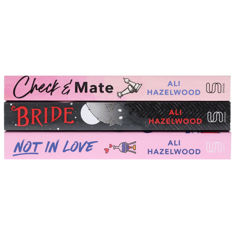 Ali Hazelwood's Check & Mate, Bride & Not in Love 3 Books Collection Set - Fiction - Paperback Fiction Hachette