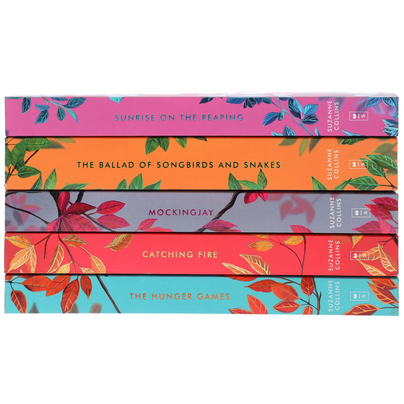 The Deluxe Hunger Games Collection by Suzanne Collins 5 Books Box Set - Ages 13+ - Paperback (Patterned Edge) Fiction Scholastic