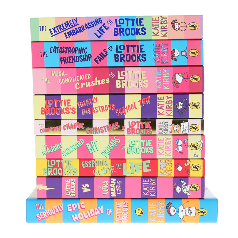 Lottie Brooks Series By Katie Kirby 9 Books Collection Set - Ages 9-12 - Paperback/Hardback 9-14 Penguin Random House