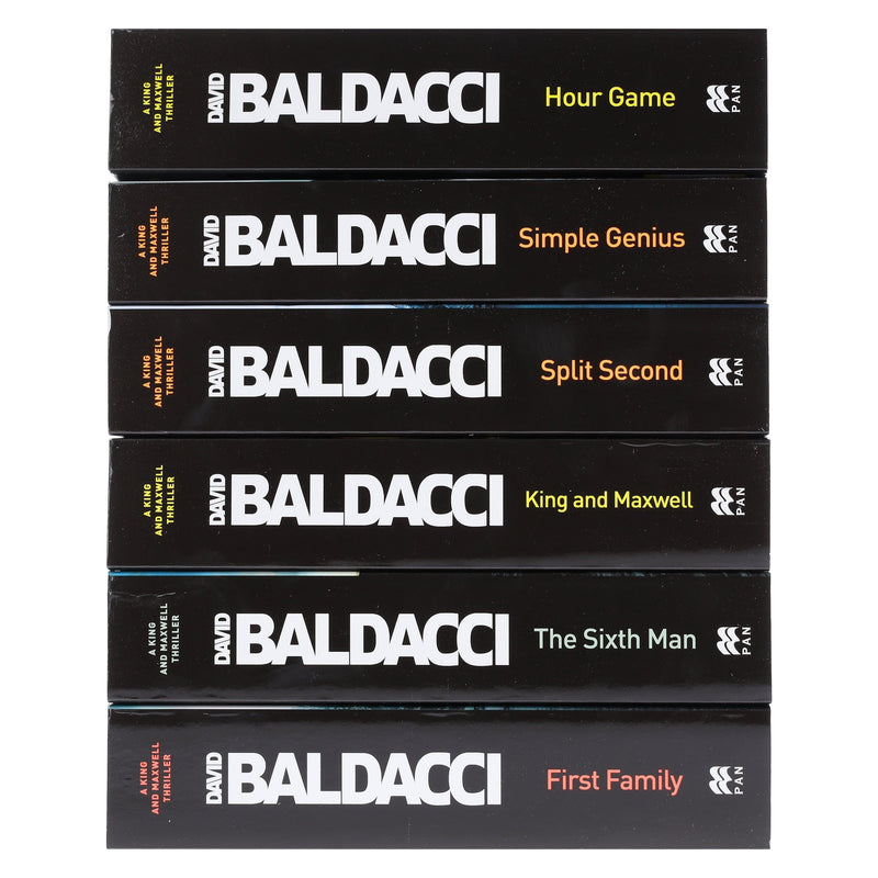 King and Maxwell Series by David Baldacci: 6 Books Collection Set - Fiction - Paperback Fiction Macmillan