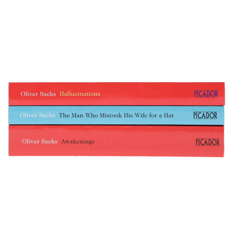 Oliver Sacks 3 Books Collection Set (The Man Who Mistook His Wife for a Hat, Hallucinations, Awakenings) - Non Fiction - Paperback Non-Fiction Macmillan
