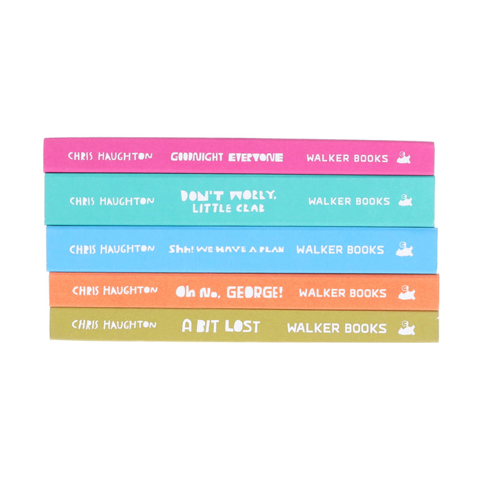 Little Library By Chris Haughton 5 Books Collection Box Set - Ages 2-6 - Board Book 0-5 Walker Books Ltd