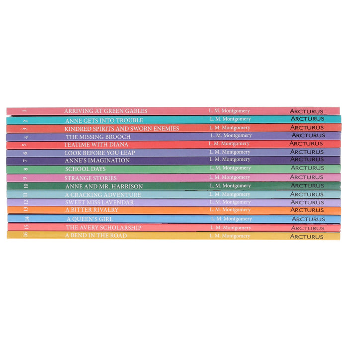 The Anne of Green Gables Collection by Samantha Newman Illustrated 16 Books Box Set - Ages 7-12 - Paperback 9-14 Arcturus Publishing Ltd