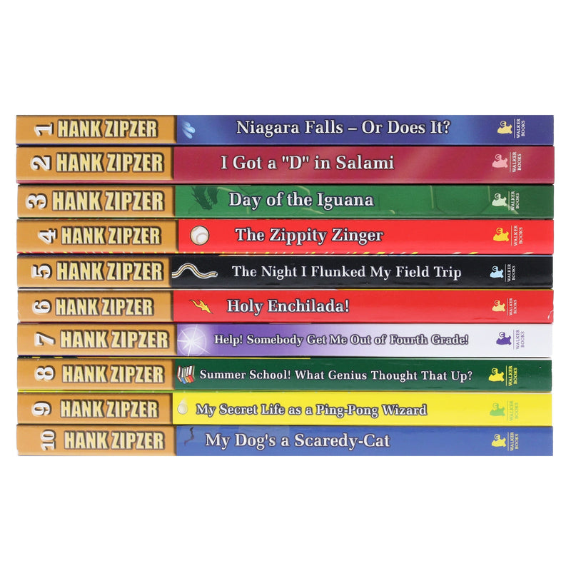 Hank Zipzer Collection by Henry Winkler and Lin Oliver 10 Books Collection - Ages 7-9 - Paperback B2D DEALS Walker Books Ltd