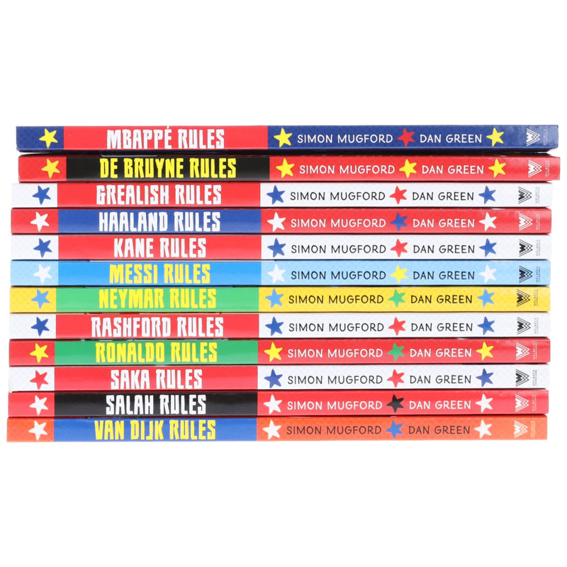 Football Superstars 12 Books Collection Set By Simon Mugford & Dan Green - Ages 5+ - Paperback 5-7 Hachette
