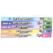 Cat Kid Comic Club by Dav Pilkey 5 Books Collection Set - Graphic Novels - Ages 7-12 - Hardback Graphic Novels Scholastic