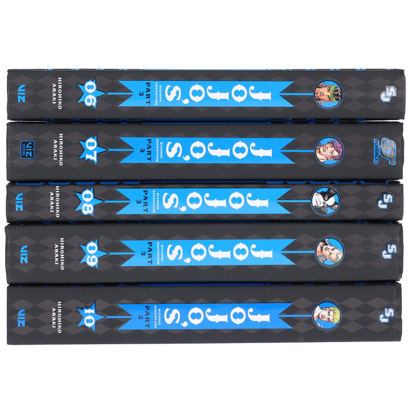 JoJo’s Bizarre Adventure: Part 3 - Stardust Crusaders (Vol. 6-10) by Hirohiko Araki 5 Books Collection Set - Fiction - Hardback Fiction Viz Media, Subs. of Shogakukan Inc