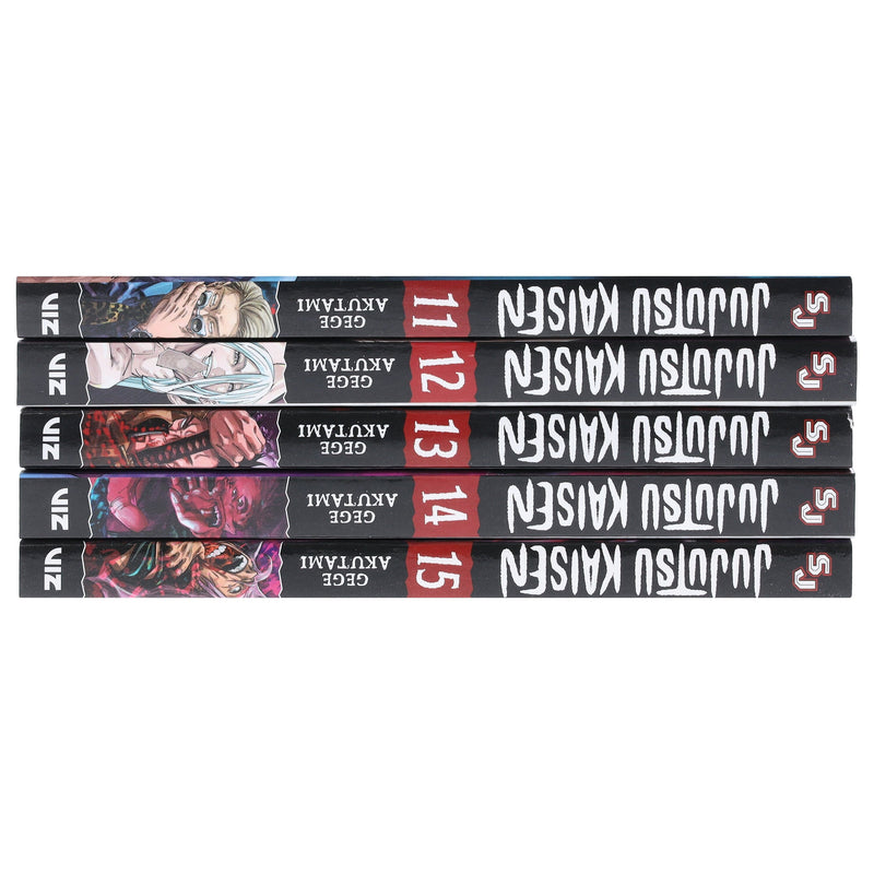 Jujutsu Kaisen Series (Book 11-15) By Gege Akutami 5 Books Collection Manga Set - Ages 16+ - Paperback Graphic Novels Viz Media, Subs. of Shogakukan Inc