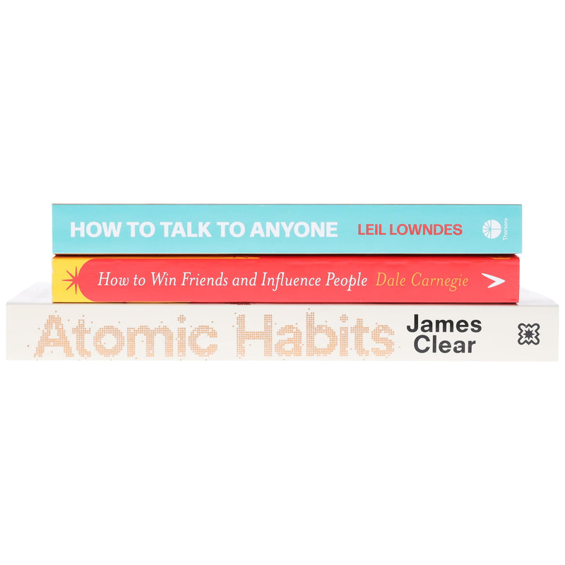 Atomic Habits, How To Talk To Anyone & How to Win Friends and Influence People - Non Fiction - Paperback Non-Fiction Various