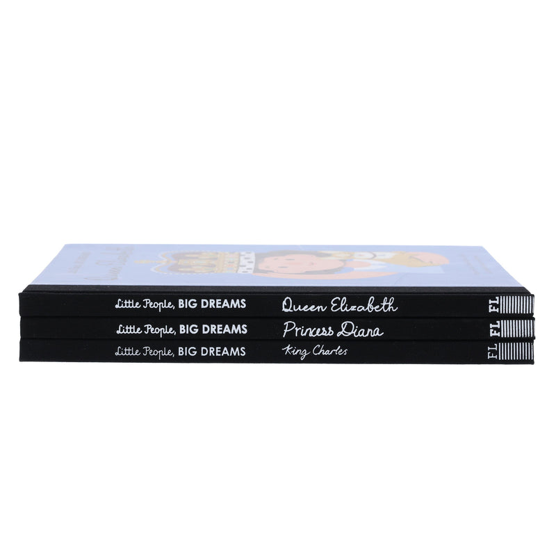 British Royal Family (Little People, BIG DREAMS Series) by Maria Isabel Sanchez Vegara 3 Books Set - Ages 5+ - Hardback 5-7 Frances Lincoln Publishers Ltd