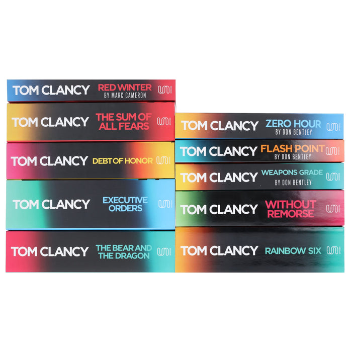 A Jack Ryan, JR & John Clark Novels by Tom Clancy 10 Books Collection Set - Fiction - Paperback Fiction Hachette