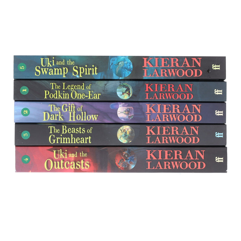 The World of Podkin One-Ear Series by Kieran Larwood 5 Books Collection Set - Ages 9-14 - Paperback 9-14 Faber & Faber