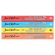 The World's Worst Children Series by David Walliams: Illustrated 4 Books Collection Set - Ages 7-12 -Paperback 7-9 HarperCollins Publishers