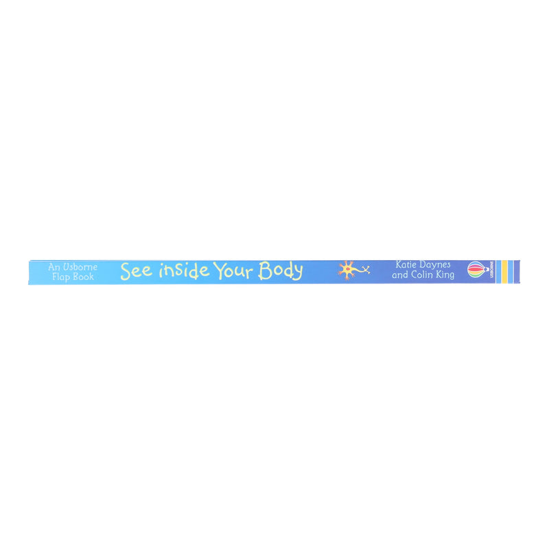 An Usborne Flap Book: See Inside Your Body: With Over 50 Flaps to Lift by Katie Daynes & Colin King - Ages 6+ - Board Book 5-7 Usborne Publishing Ltd