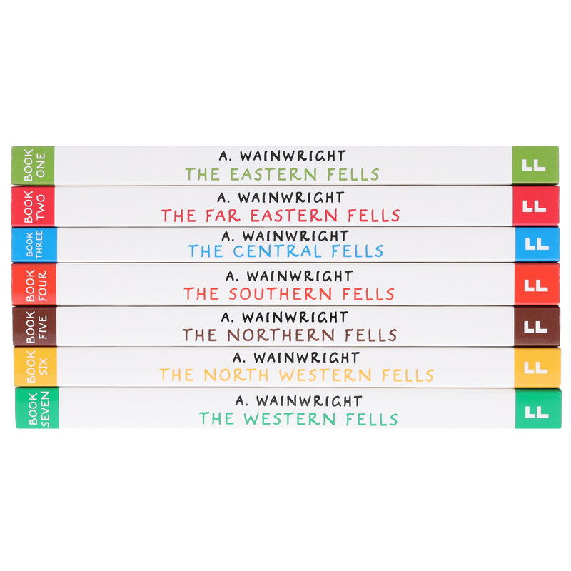 The Pictorial Guides to the Lakeland Fells by Alfred Wainwright: 50th Anniversary Edition 7 Books Box Set - Non-Fiction - Paperback B2D DEALS Frances Lincoln Publishers Ltd