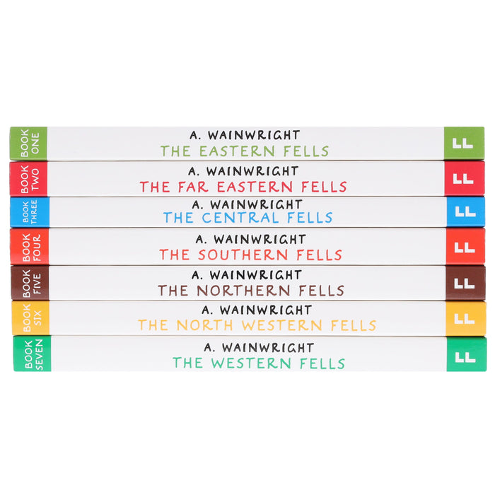 The Pictorial Guides to the Lakeland Fells by Alfred Wainwright: 50th Anniversary Edition 7 Books Box Set - Non-Fiction - Paperback B2D DEALS Frances Lincoln Publishers Ltd