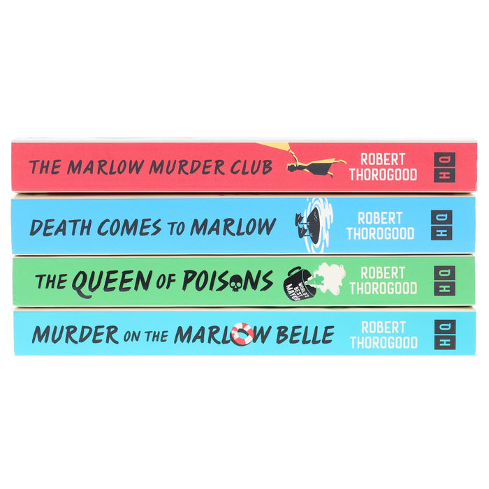 The Marlow Murder Club Mysteries By Robert Thorogood 4 Books Collection Set - Fiction - Paperback Fiction HarperCollins Publishers