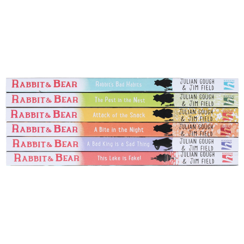 Rabbit and Bear Series By Julian Gough & Jim Field 6 Books Collection Set - Ages 5-8 - Paperback 7-9 Hachette