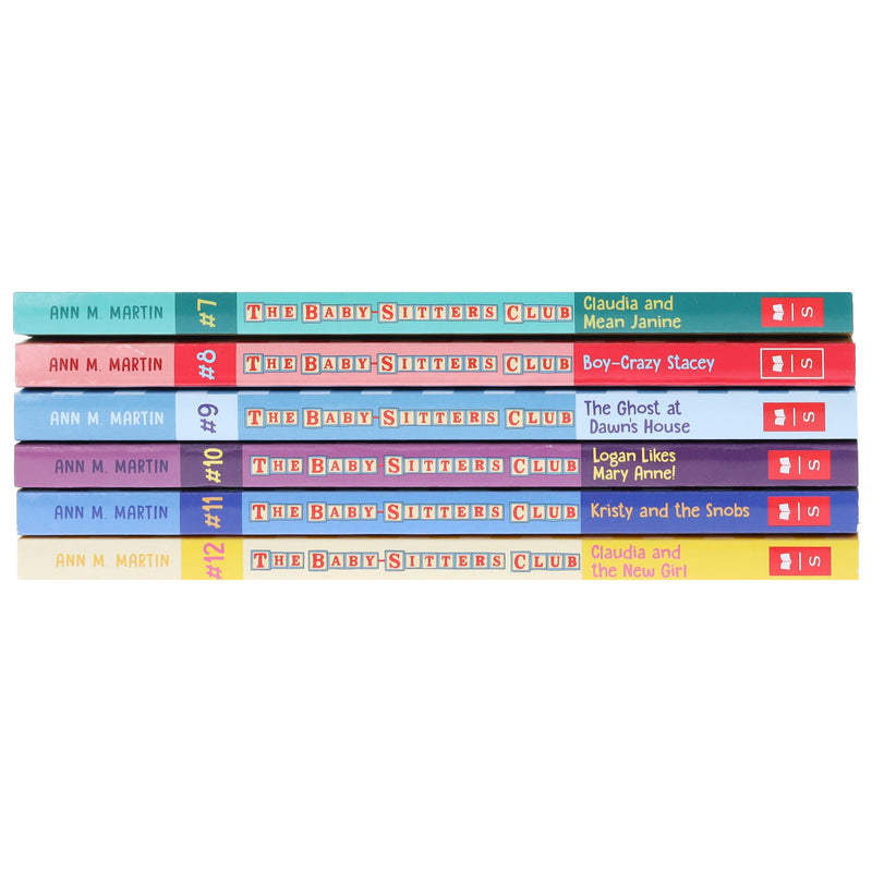 The Babysitters Club Series (Vol 7-12) by Ann M. Martin 6 Books Collection Set - Ages 5+ - Paperback 5-7 Scholastic UK