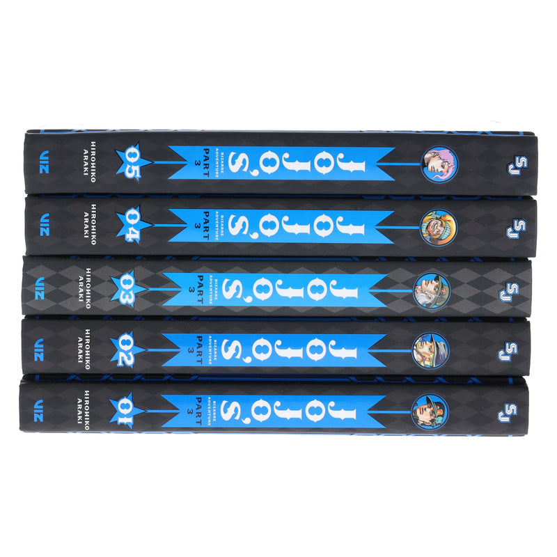 JoJo’s Bizarre Adventure: Part 3 - Stardust Crusaders (Vol. 1-5) by Hirohiko Araki 5 Books Collection Set - Fiction - Hardback Fiction Viz Media, Subs. of Shogakukan Inc