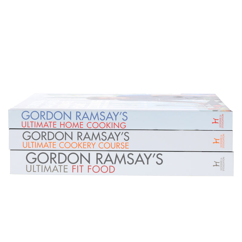 Gordon Ramsay's Ultimate Home Cooking, Cookery Course & Fit Food 3 Books Collection Set - Non Fiction - Hardback