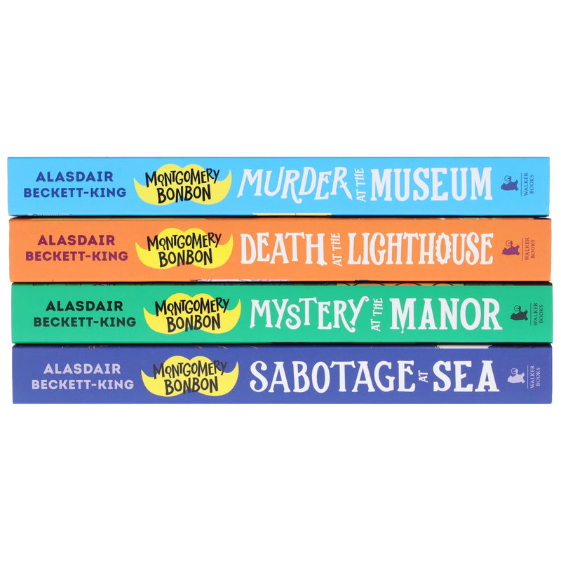 Montgomery Bonbon Series by Alasdair Beckett-King: Illustrated 4 Books Collection Set - Ages 9-12 - Paperback 9-14 Walker Books