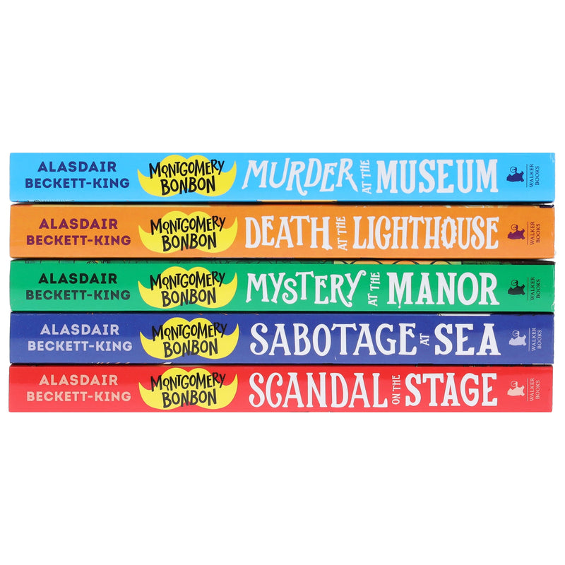 Montgomery Bonbon Series by Alasdair Beckett-King: Illustrated 5 Books Collection Set - Ages 9-12 - Paperback 9-14 Walker Books