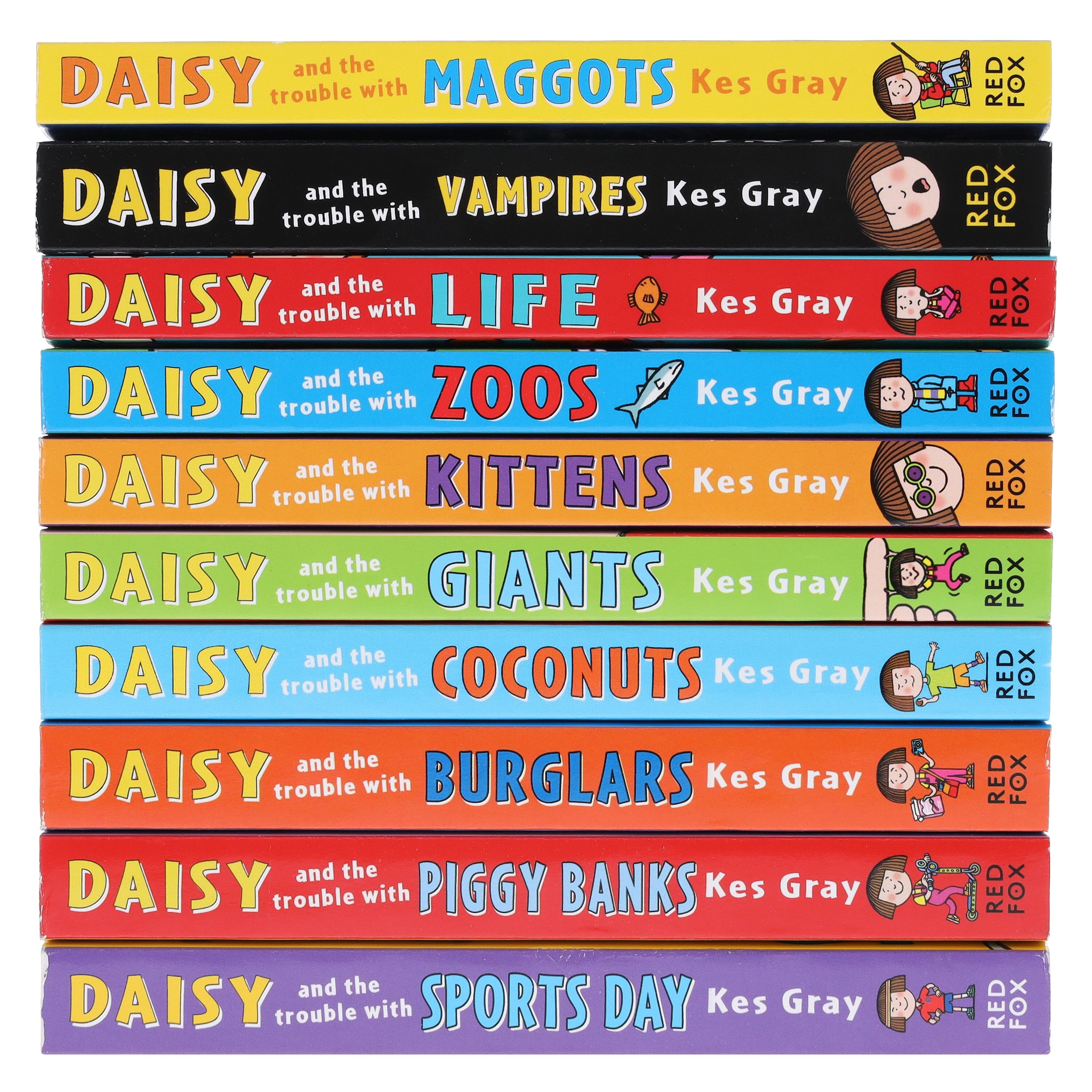 Daisy & The Trouble With Kittens By Kes Gray 10 Books Collection