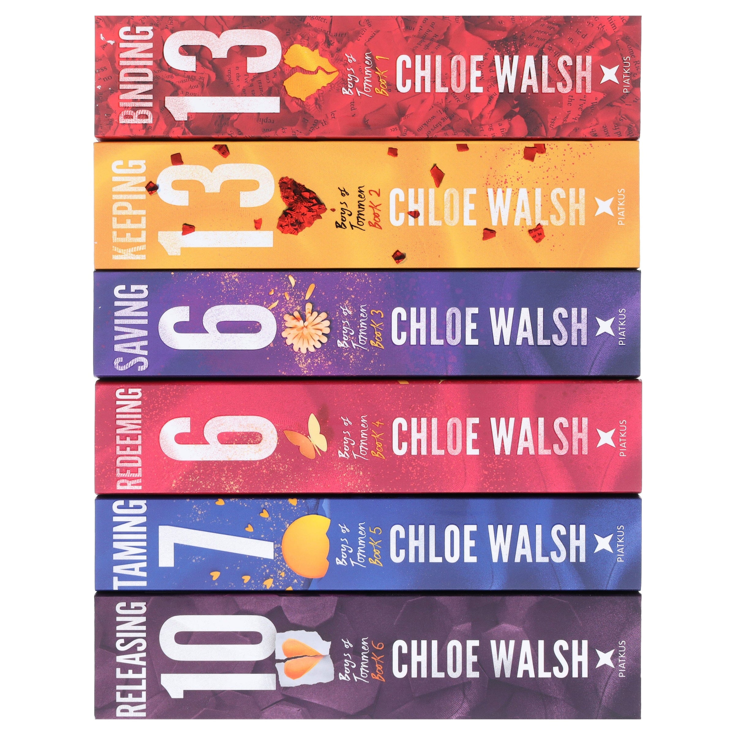 Boys of Tommen Series By Chloe Walsh 6 Books Collection Set - Fiction ...