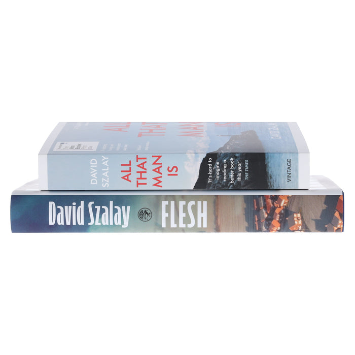 David Szalay Collection (All That Man Is & Flesh) 2 Books Set - Fiction - Paperback/Hardback Fiction Penguin Random House