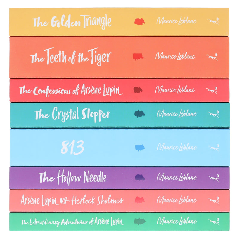The Complete Collection of Arsene Lupin 8 Books Box Set by Maurice LeBlanc - Age 18 years and up - Paperback Fiction Cherry Stone Publishing