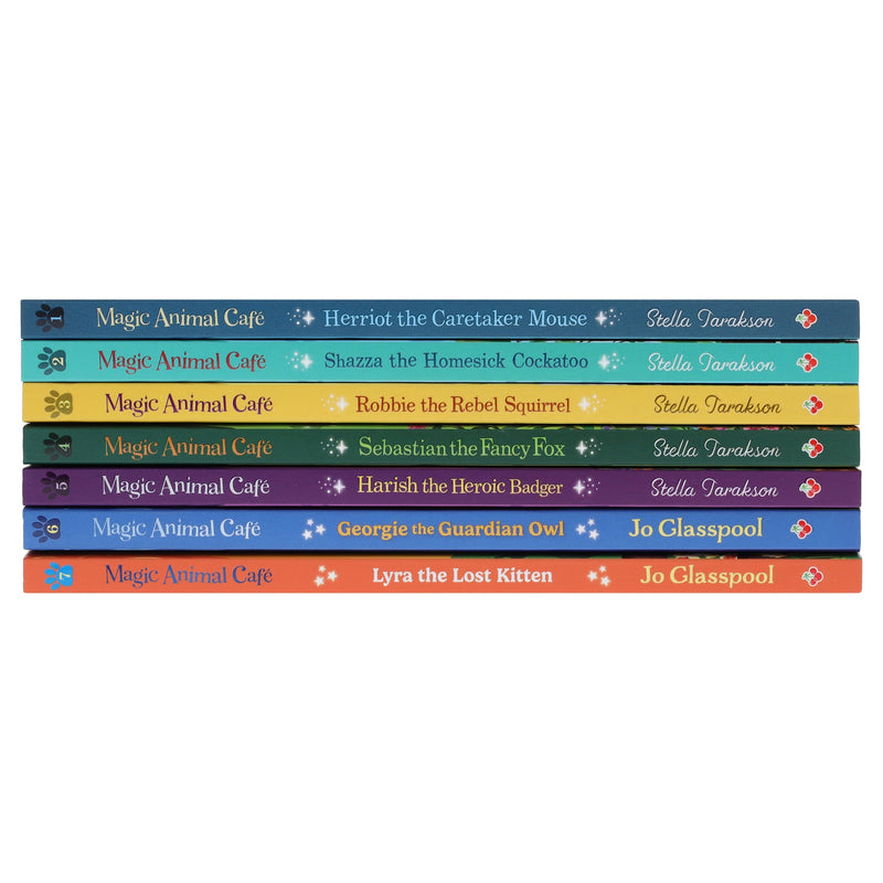 Magic Animal Cafe Series by Stella Tarakson & Jo Glasspool 7 Books Collection Set (Includes a Free Audiobooks!) - Ages 7-9 - Paperback 7-9 Sweet Cherry Publishing