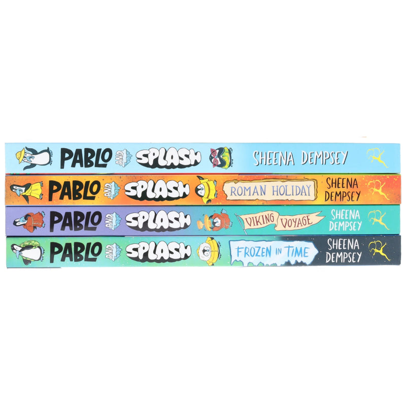 Pablo and Splash Graphic Novel Series by Sheena Dempsey Illustrated 4 Books Collection Set - Ages - 6-9 - Paperback Graphic Novels Bloomsbury Publishing