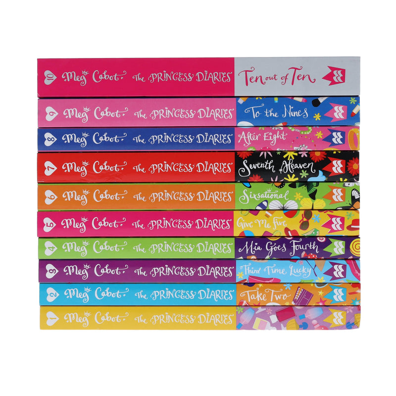 The Princess Diaries by Meg Cabot 10 Books Collection Set - Ages 12+ - Paperback Young Adult Pan Macmillan