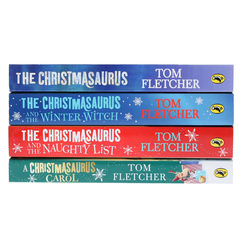 The Christmasaurus Collection by Tom Fletcher Illustrated 4 Books Set - Ages 6+ - Paperback 7-9 Penguin Random House