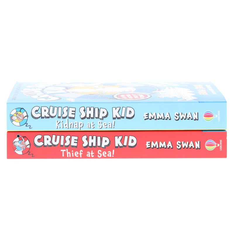 Cruise Ship Kid Series by Emma Swan Illustrated 2 Books Collection Set - Ages 8+ - Paperback 7-9 Usborne Publishing Ltd