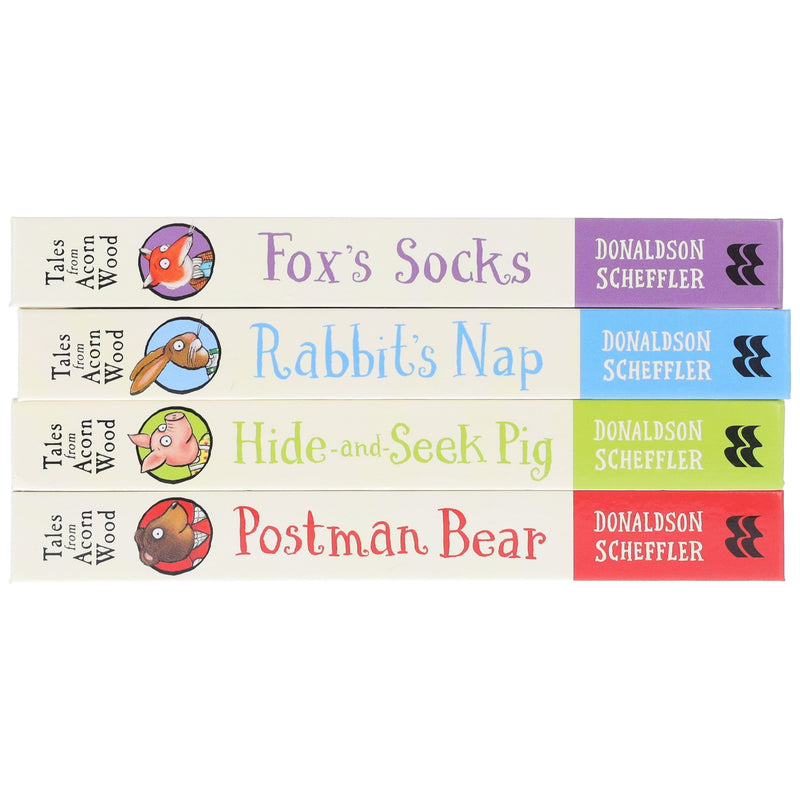 Tales From Acorn Wood Series by Julia Donaldson (A lift-the-flap book) 4 Books Collection Set - Ages 2+ - Board Book 0-5 Pan Macmillan