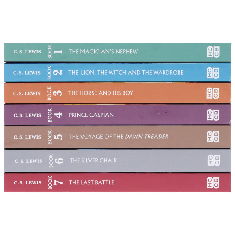 The Chronicles of Narnia 7 Books By C.S. Lewis - Ages 7-9 - Paperback B2D DEALS HarperCollins Publishers