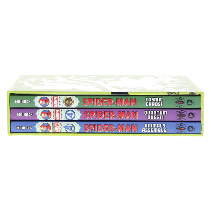 Spider-Man: A Mighty Marvel Team-Up By Mike Maihack 3 Books Collection Box Set - Ages 6-9 - Hardback Graphic Novels Abrams
