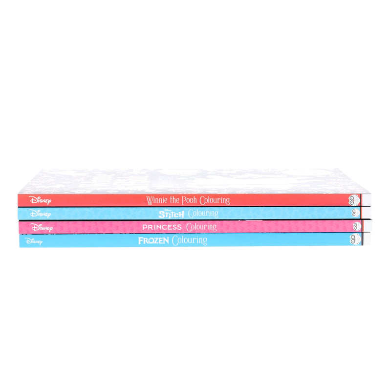 Disney Colouring Collection by Walt Disney 4 Books Set - Ages 5+ - Paperback 5-7 Autumn Publishing