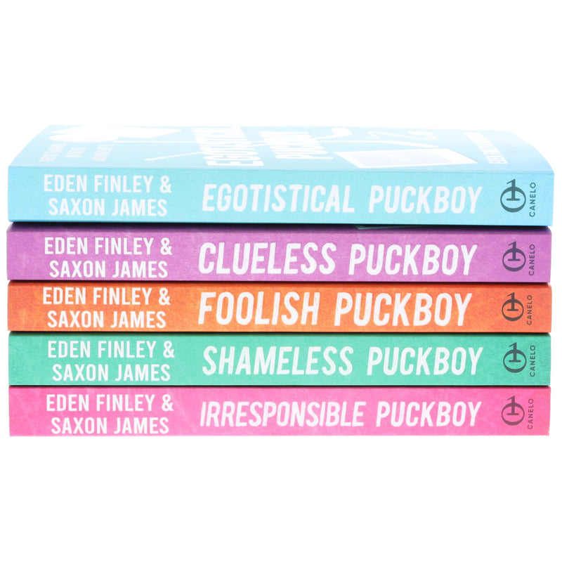 The Puckboys Series (Book 1-5) by Saxon James & Eden Finley 5 Books Collection Set - Fiction - Paperback Fiction Canelo