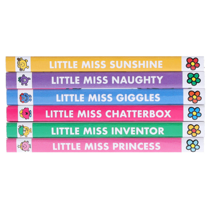 Little Miss 6 Mini Books Pocket Library By Roger Hargreaves - Ages 1-5 - Board Book 0-5 HarperCollins Publishers