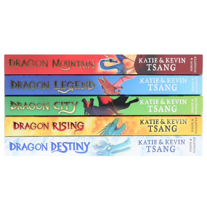 Dragon Realm Series (Book 1-5) By Katie & Kevin Tsang: 5 Books Collection Set - Ages 7+ - Paperback 9-14 Simon & Schuster