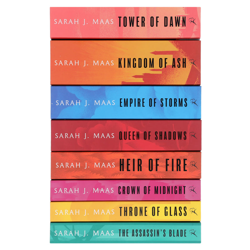 Throne of Glass by Sarah J. Maas 8 Books Collection Box Set ACOTAR - Age 12+ - Paperback