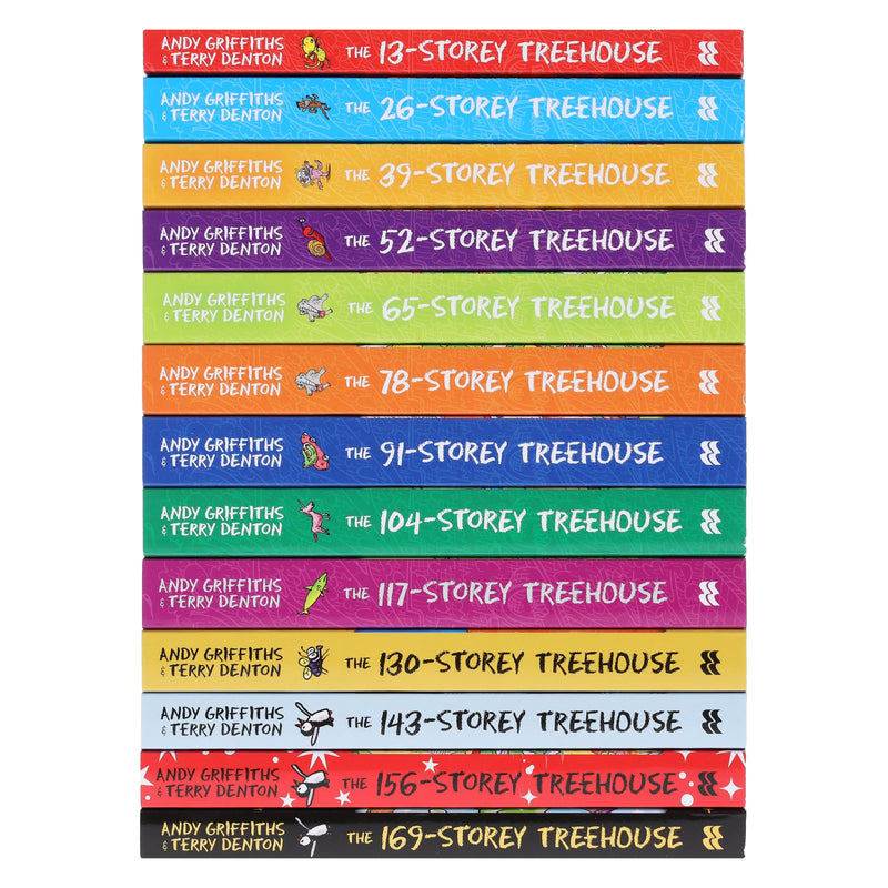 The Treehouse Series by Andy Griffiths & Terry Denton 13 Books Collection Box Set - Ages 5-11 - Paperback 5-7 Pan Macmillan