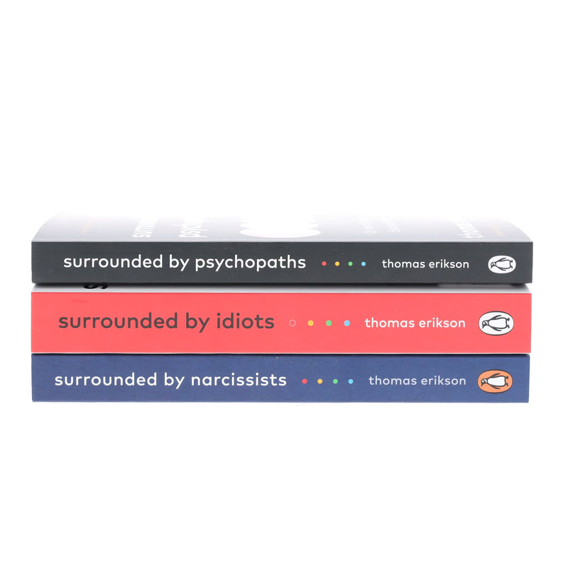 Surrounded By Narcissists, Psychopaths & Idiots By Thomas Erikson 3 Books Collection Set - Non Fiction - Paperback Non-Fiction Penguin Random House
