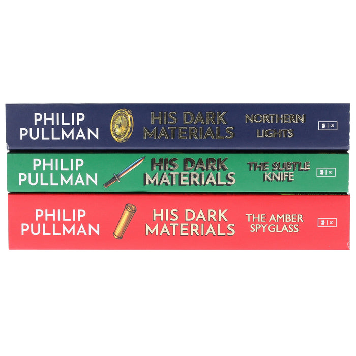 His Dark Materials trilogy by Philip Pullman (Northern Lights, Subtle Knife & Amber Spyglass) 3 Books Collection Box Set - Ages 11+ - Paperback 9-14 Scholastic