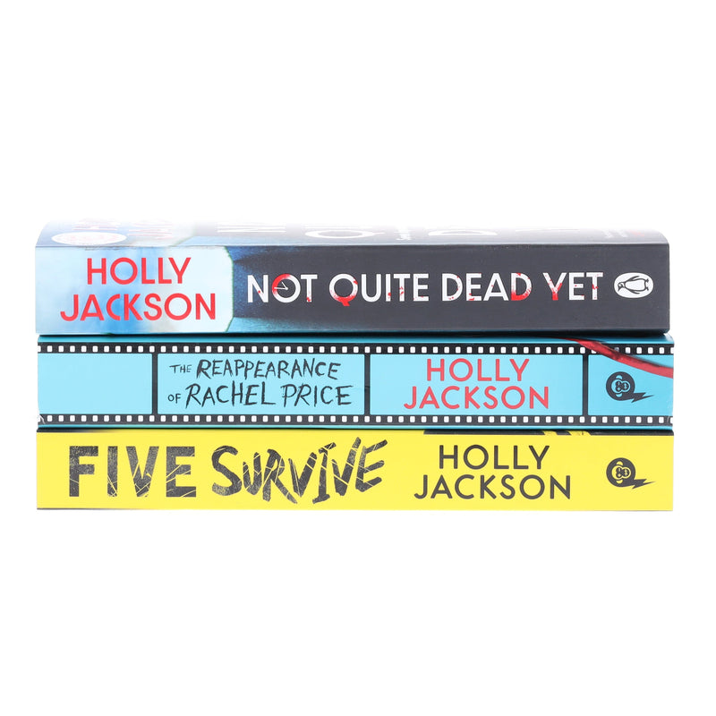 Holly Jackson's (Five Survive, The Reappearance of Rachel Price & Not Quite Dead Yet) 3 Books Collection Set - Fiction - Paperback Fiction Penguin Random House