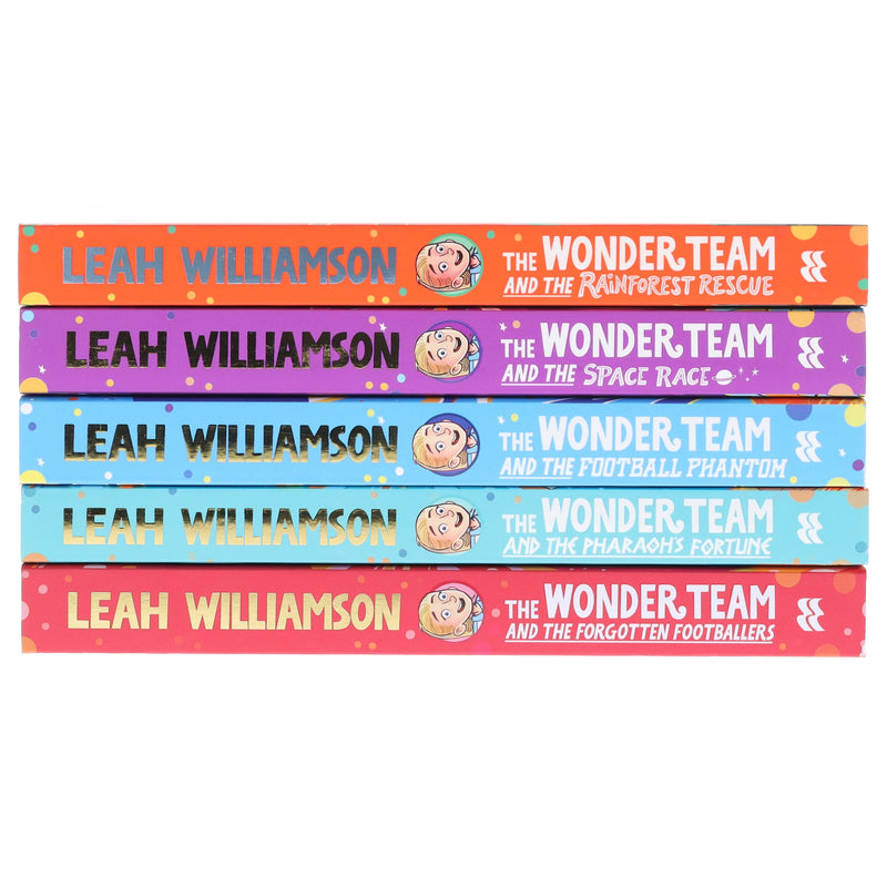 The Wonder Team Series By Leah Williamson Illustrated 5 Books Collection Set - Ages 9-11 - Paperback 9-14 Pan Macmillan